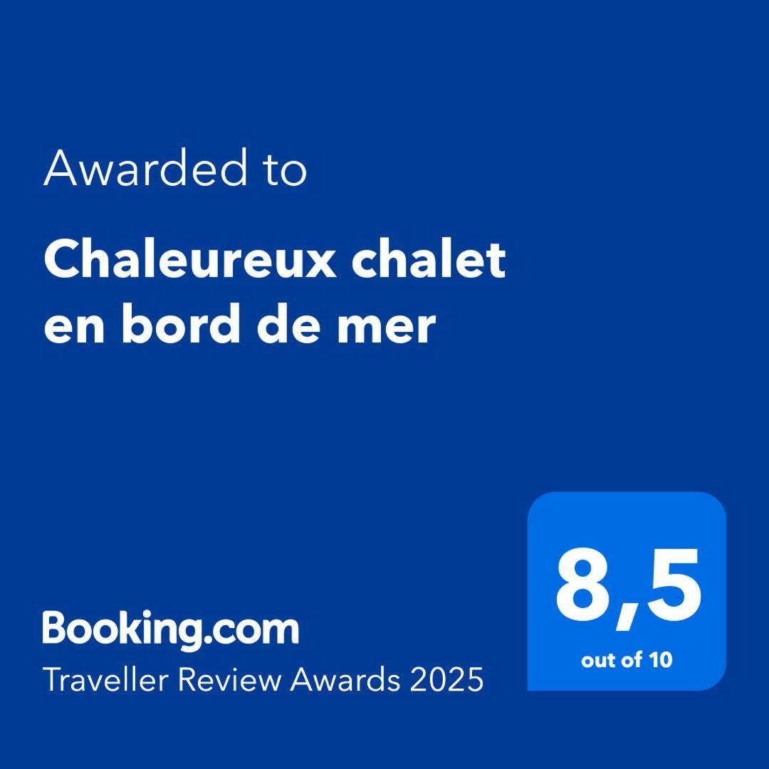Chaleureux Chalet En Bord De Mer Merville-Franceville-Plage Εξωτερικό φωτογραφία